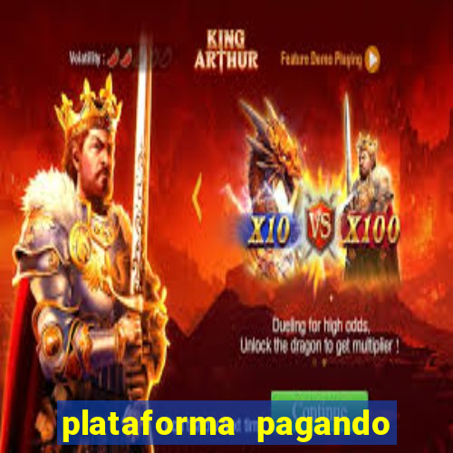 plataforma pagando fortune tiger